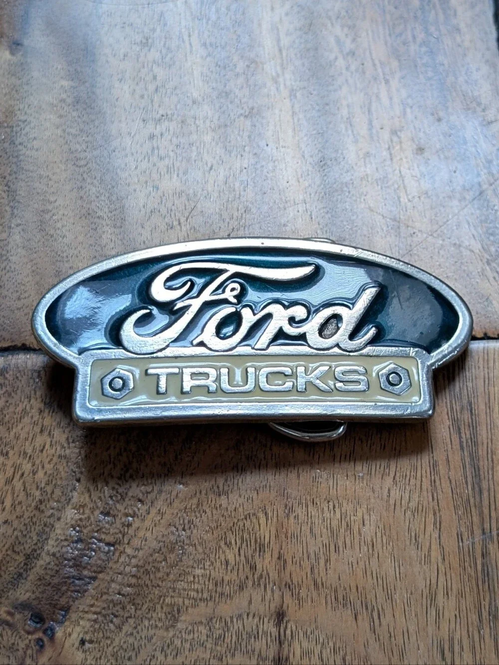 Ford Trucks Vintage Enamel Belt Buckle (OS)